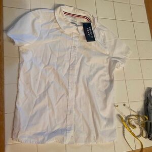 French Toast Young Girl White Blouse